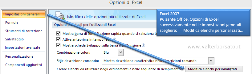 Creare E Personalizzare Gli Elenchi Di Excel Importare Nuovi Elenchi Personalizzati E Modifica 0096